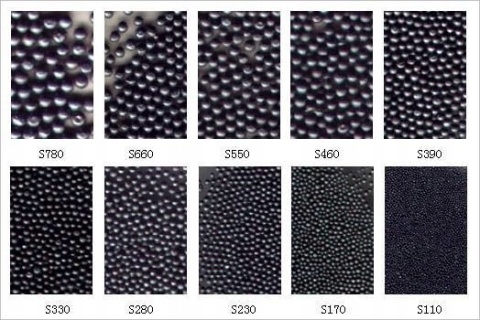 Śrut staliwny stalowy kulisty okrągły ścierniwo różne frakcje - 1000 kg (40x 25 kg) cała paleta 1 tona