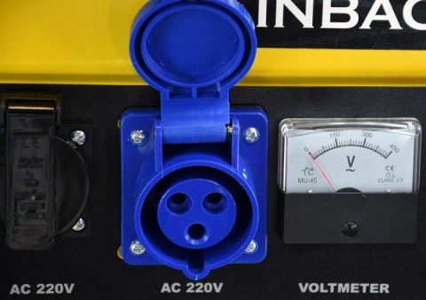 Agregat prądotwórczy 3 fazowy EINBACH 5500 W 12/230/400V 7,5 KM AVR+