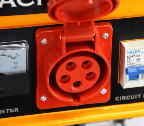 Agregat prądotwórczy 3 fazowy EINBACH 5500 W 12/230/400V 7,5 KM AVR+