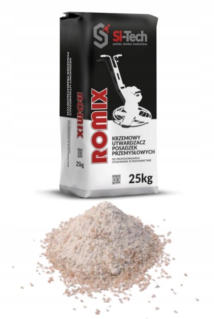 Posypka utwardzająca do betonu posadzki - BIAŁA