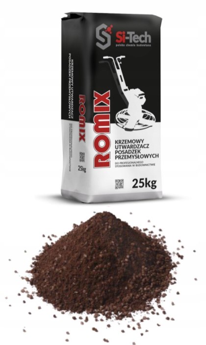 Posypka utwardzająca do betonu posadzki - BRĄZOWA