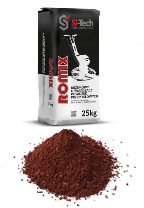 Posypka utwardzająca do betonu posadzki - CZERWONA