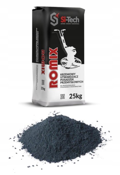 Posypka utwardzająca do betonu posadzki GRAFITOWA