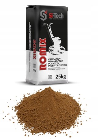 Posypka utwardzająca do betonu posadzki POMARAŃCZOWA 25 kg