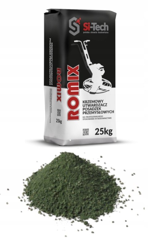 Posypka utwardzająca do betonu posadzki - ZIELONA