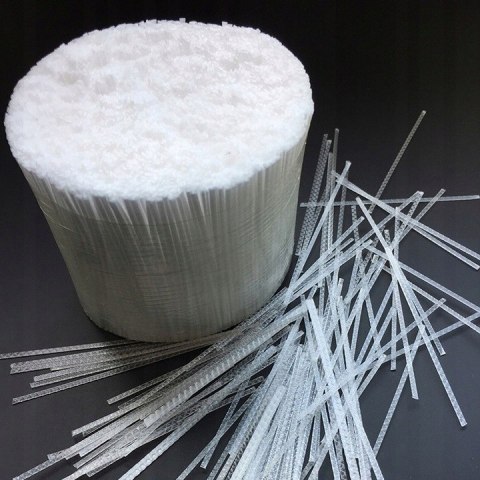 Zbrojenie rozproszone do betonu posadzki włókno włókna POLIMEROWE 40 mm 5kg