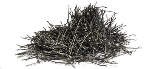 Zbrojenie rozproszone włókna włókno stalowe do betonu posadzek 50/1 - 25 kg