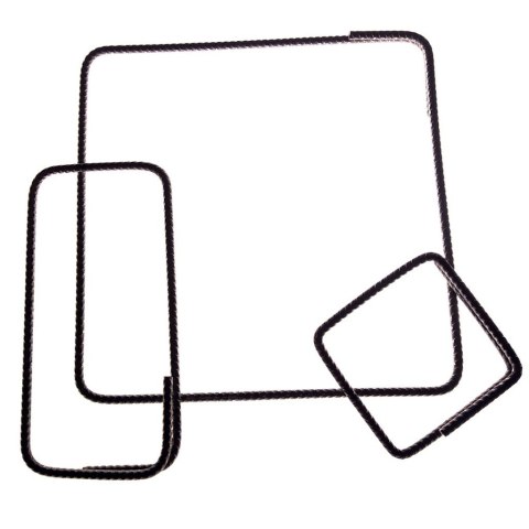 50x Strzemiona fi 6 mm 40x25 zbrojeniowe jarzemka budowlane pręt żebrowany