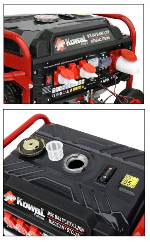 Agregat prądotwórczy KOWAL A8 POLSKI 7 KM 5,2 kW