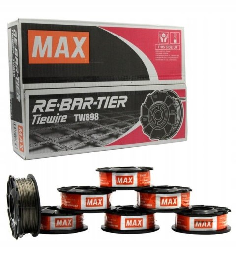Drut do wiązarki wiązarek do zbrojeń MAX TW898 25 sztuk
