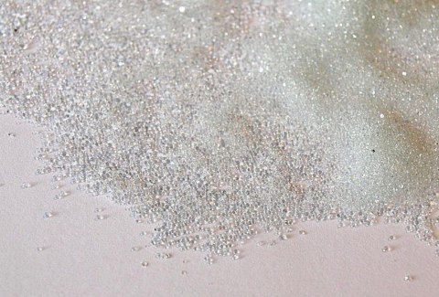 Granulat szklany - ścierniwo szklane ostrokrawędziowe kruszone szkło 25 kg