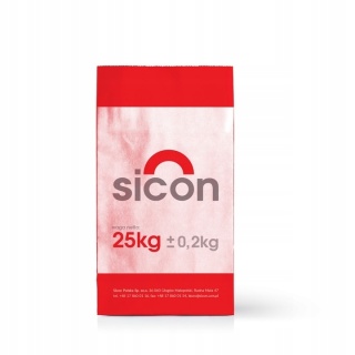 Korundowa posypka utwardzająca SICON S2 do posadzek betonu wylewek - 25 kg